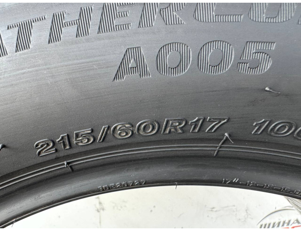 215/60 R17 BRIDGESTONE WEATHERCONTROL A005 EVO 5mm