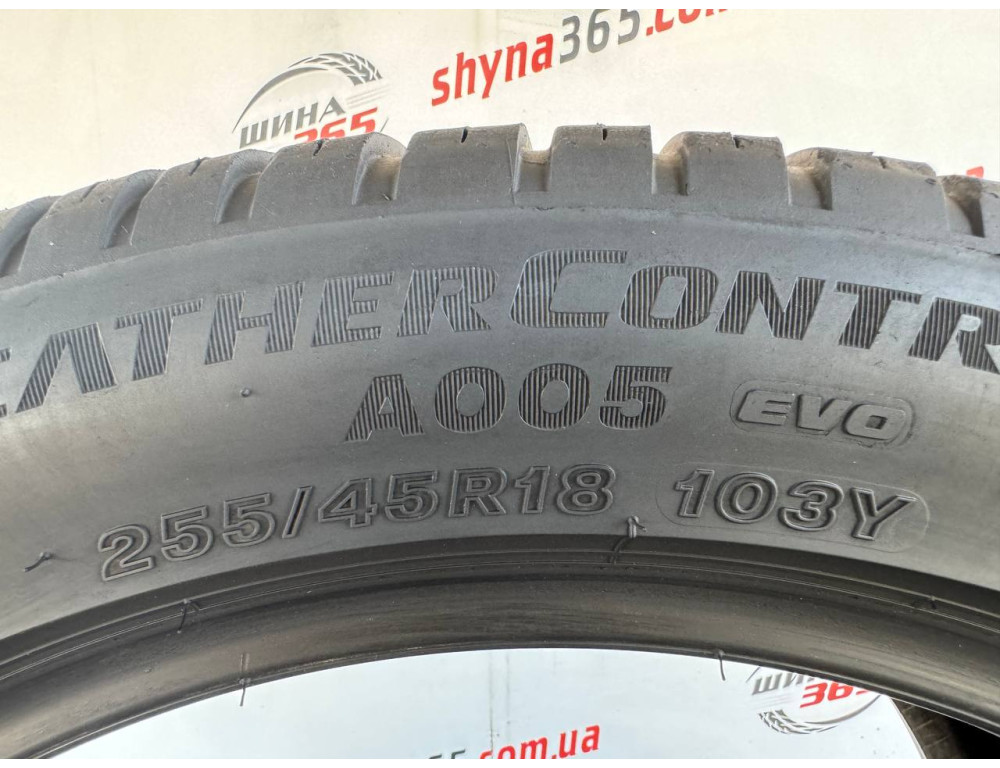 255/45 R18 BRIDGESTONE WEATHERCONTROL A005 EVO 4mm