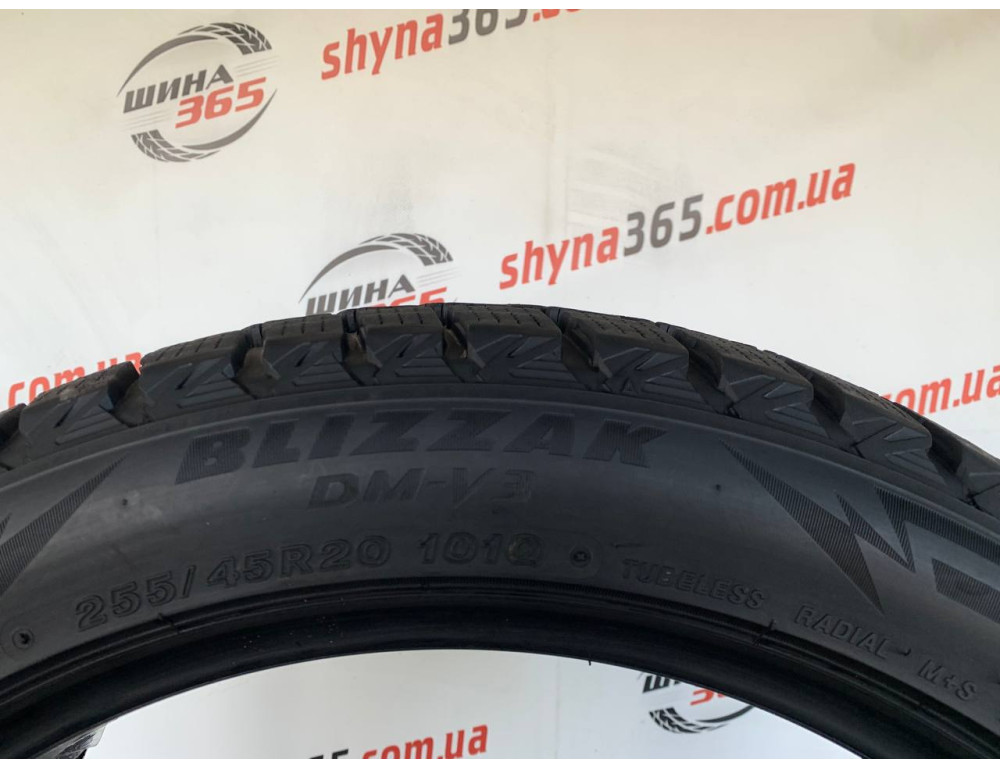 255/45 R20 BRIDGESTONE BLIZZAK DM-V3 8mm