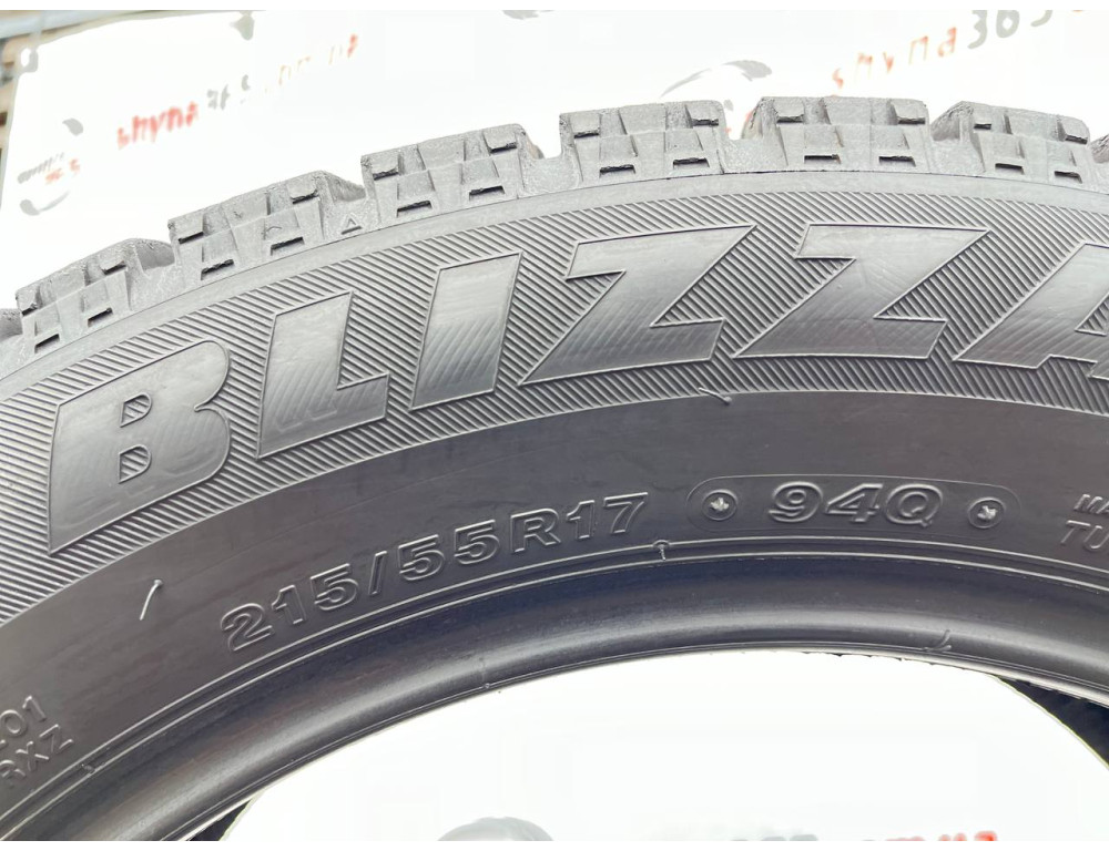 215/55 R17 BRIDGESTONE BLIZZAK VRX 8mm