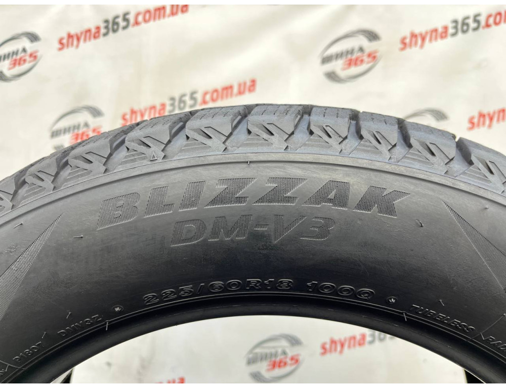 225/60 R18 BRIDGESTONE BLIZZAK DM-V3 8mm