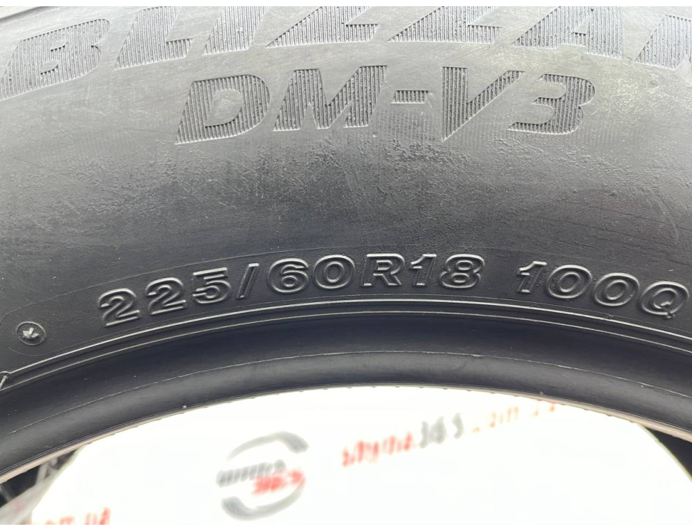 225/60 R18 BRIDGESTONE BLIZZAK DM-V3 8mm