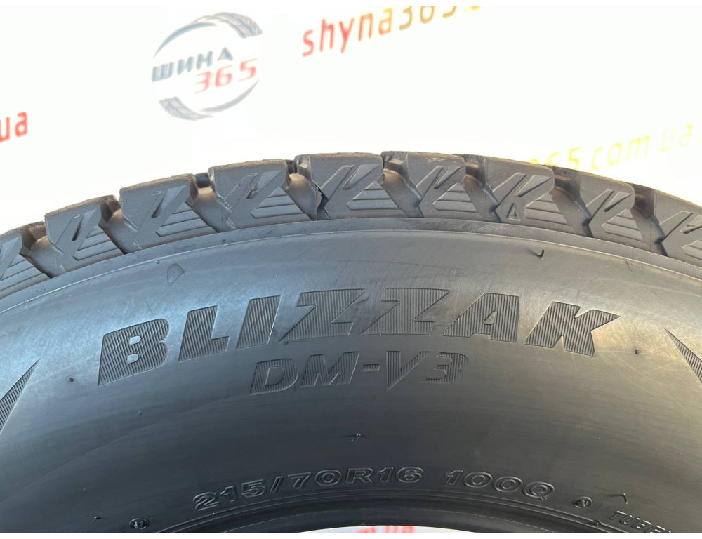 215/70 R16 BRIDGESTONE BLIZZAK DM-V3 8mm