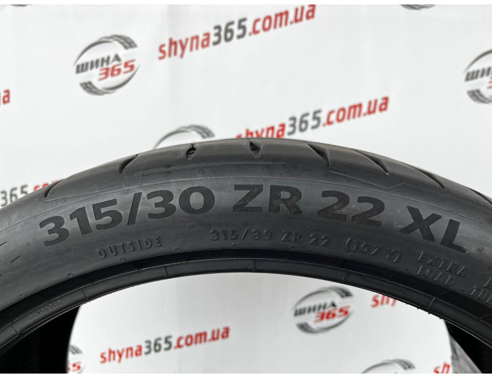 315/30 R22 CONTINENTAL SPORTCONTACT 7 5mm