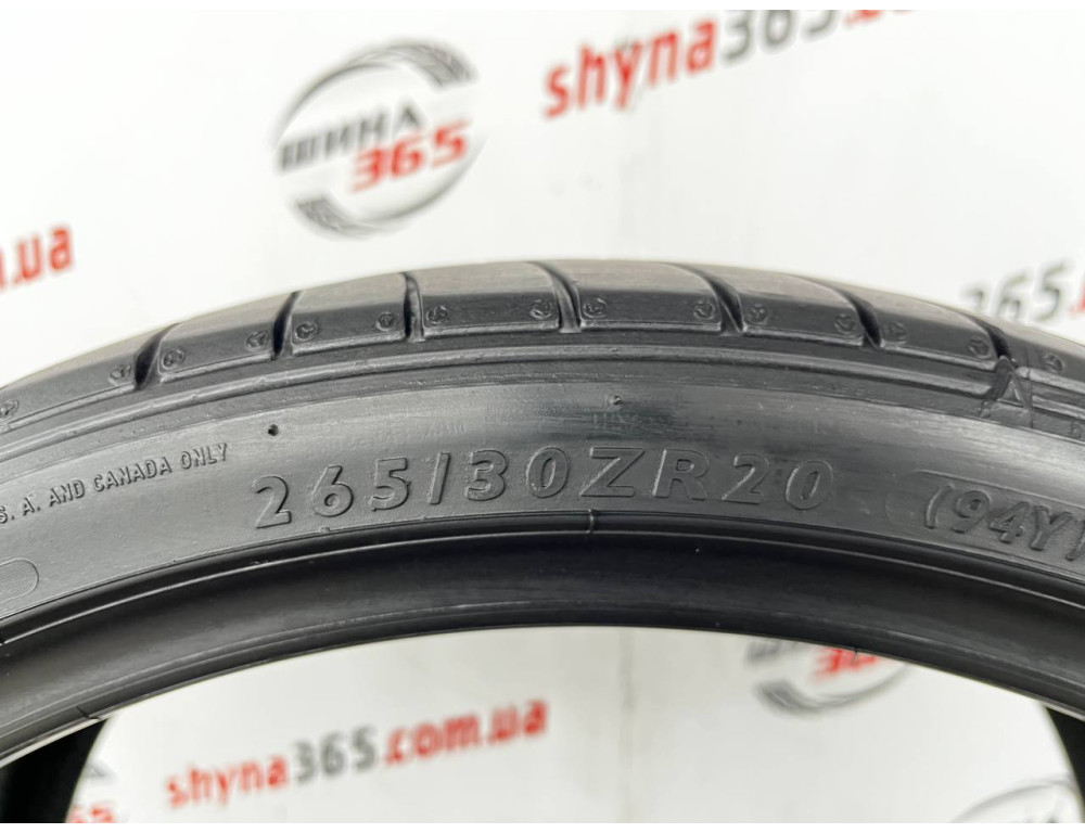265/30 R20 DUNLOP SP SPORT MAXX GT 4mm