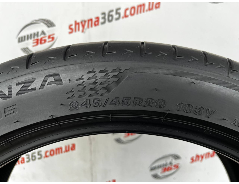 245/45 R20 BRIDGESTONE TURANZA T005 B-SILENT 4mm