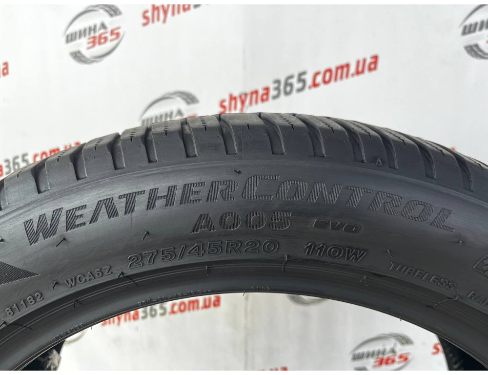 275/45 R20 BRIDGESTONE WEATHERCONTROL A005 EVO 6mm