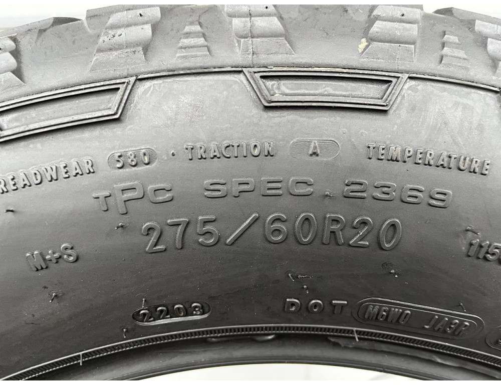 275/60 R20 GOODYEAR WRANGLER TRAILRUNNER AT 4mm
