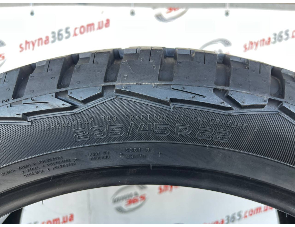 285/45 R22 NOKIAN OUTPOST AT 10mm