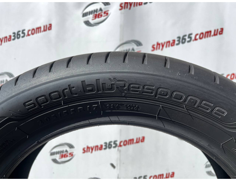 205/55 R17 DUNLOP SPORT BLURESPONSE 6mm