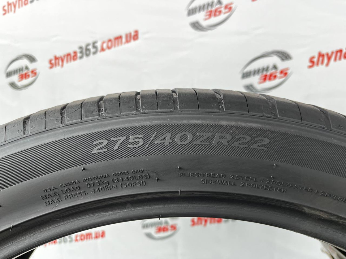 275/40 R22 HANKOOK VENTUS S1 EVO3 SUV K127A 5mm