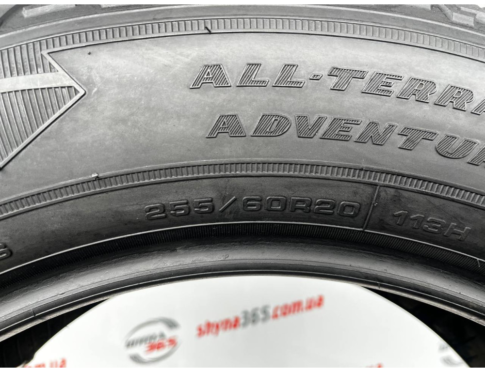255/60 R20 GOODYEAR WRANGLER ALL TERRAIN ADVENTURE 7mm