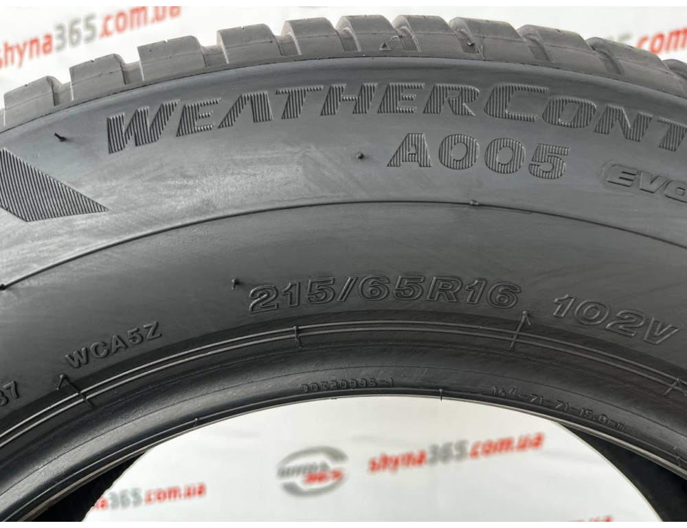 215/65 R16 BRIDGESTONE WEATHERCONTROL A005 EVO 6mm