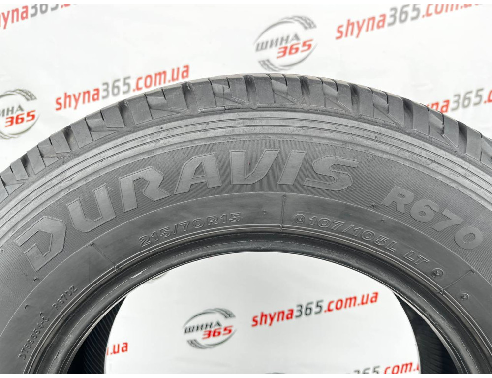 215/70 R15C BRIDGESTONE DURAVIS R670 8mm