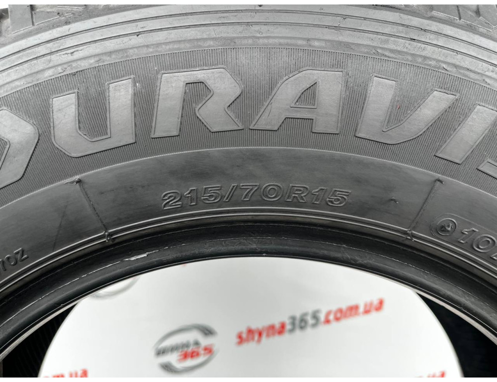 215/70 R15C BRIDGESTONE DURAVIS R670 8mm