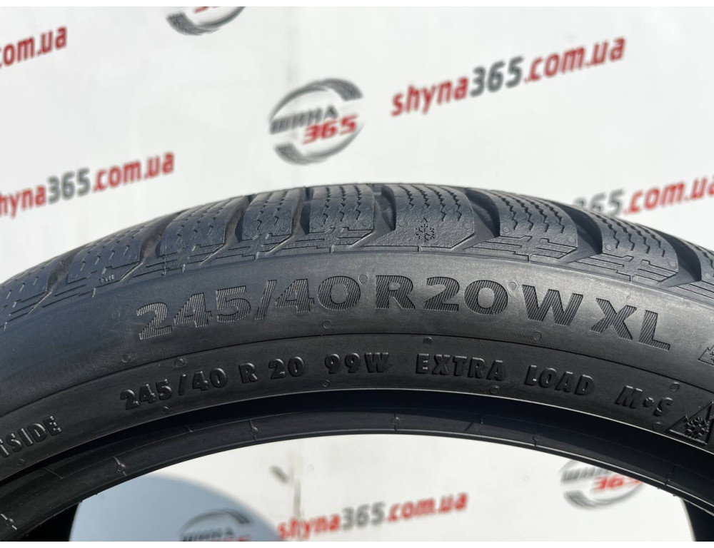 245/40 R20 CONTINENTAL WINTERCONTACT TS860S 6mm