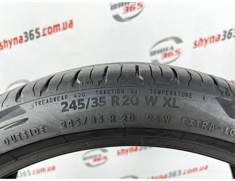 245/35 R20 CONTINENTAL ECOCONTACT 6 CONTISILENT 5mm