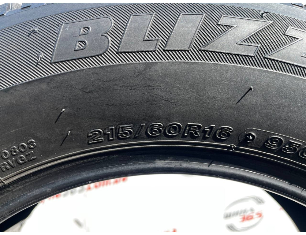 215/60 R16 BRIDGESTONE BLIZZAK REVO GZ 6mm