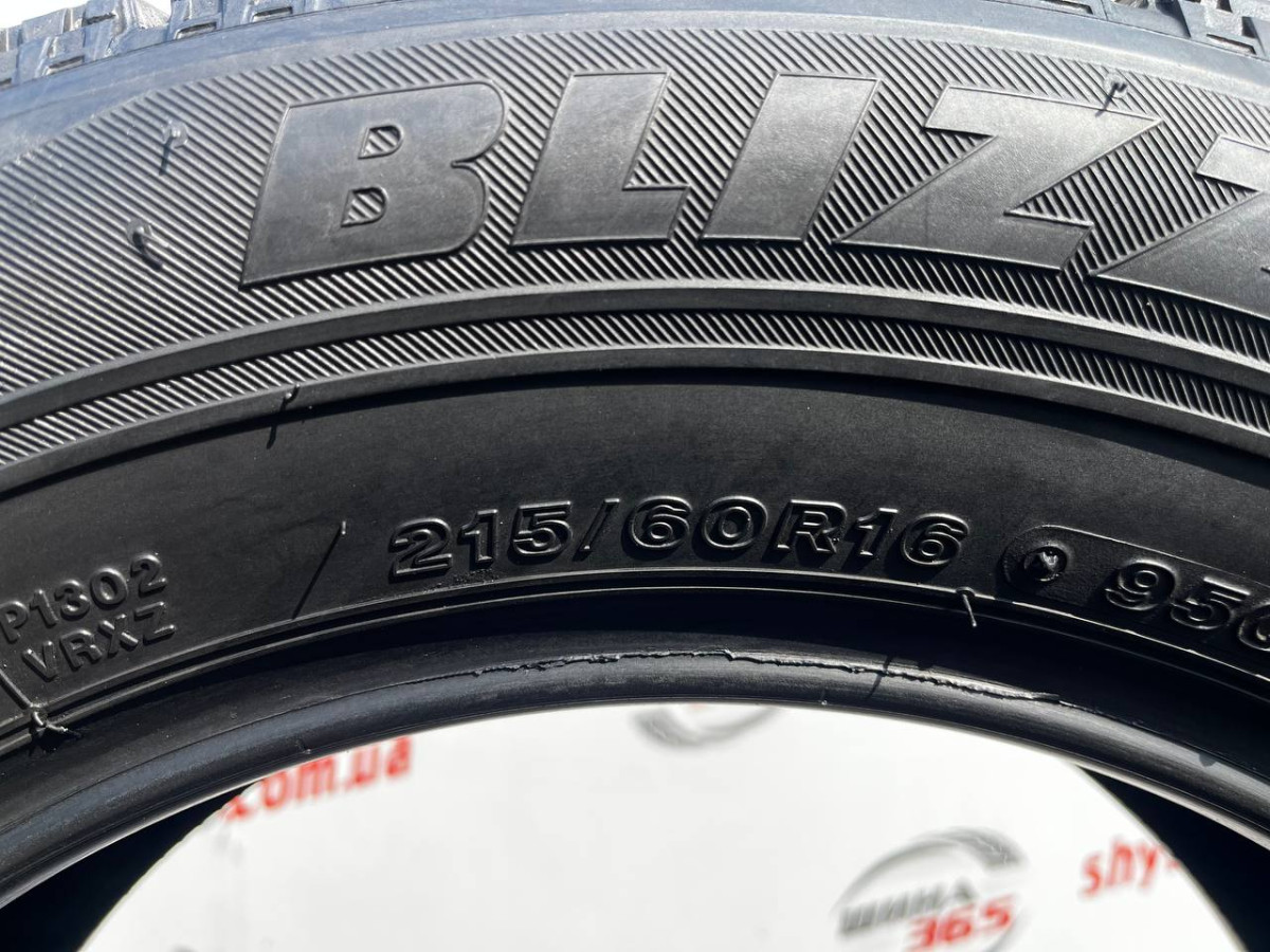 215/60 R16 BRIDGESTONE BLIZZAK VRX 5mm