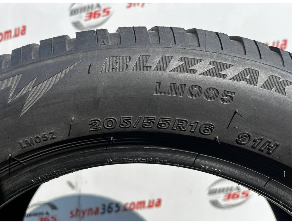 205/55 R16 BRIDGESTONE BLIZZAK LM005 5mm