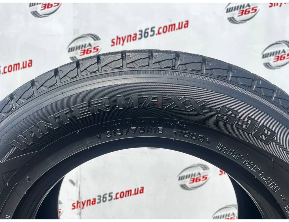 215/70 R16 DUNLOP WINTER MAXX SJ8 8mm