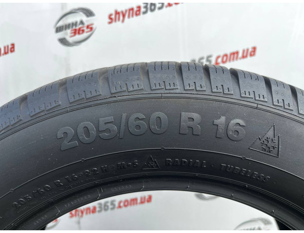 205/60 R16 CONTINENTAL CONTIWINTERCONTACT TS830P RUN FLAT 6mm