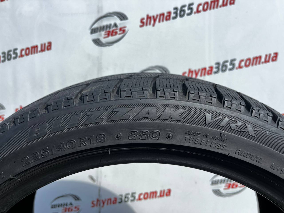 225/40 R18 BRIDGESTONE BLIZZAK VRX 6mm