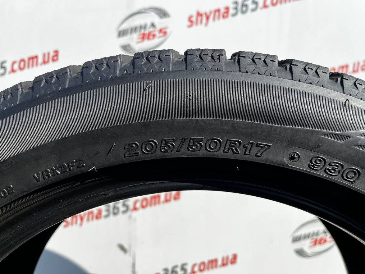 205/50 R17 BRIDGESTONE BLIZZAK VRX2 8mm