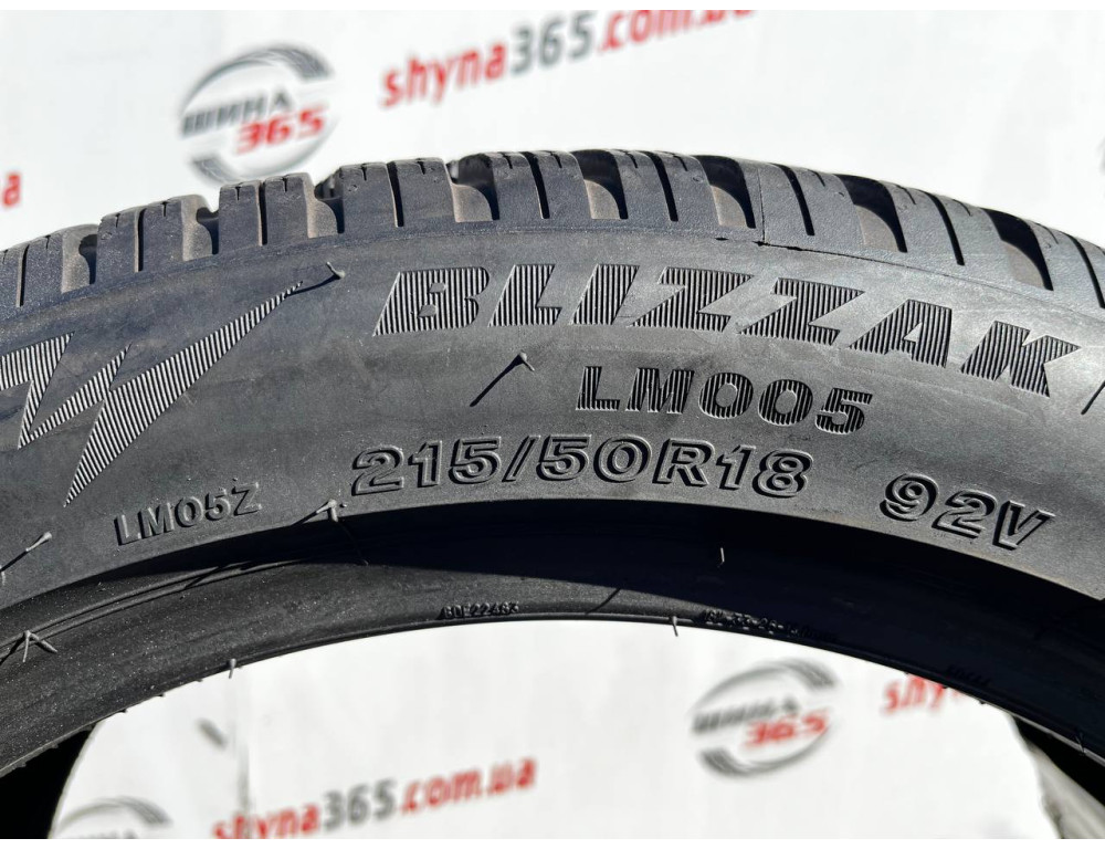 215/50 R18 BRIDGESTONE BLIZZAK LM005 7mm