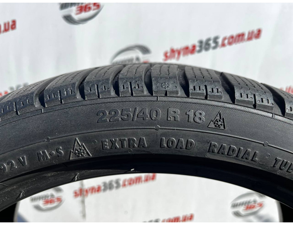 225/40 R18 CONTINENTAL CONTIWINTERCONTACT TS830P RUN FLAT 4mm