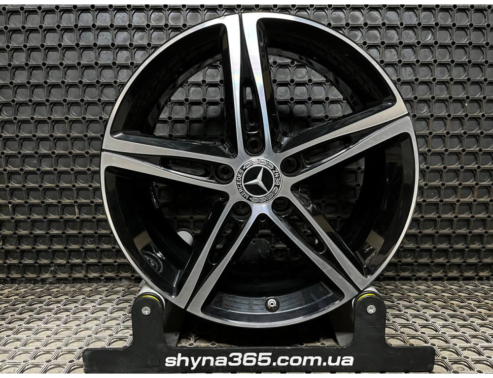 ДИСКИ БУ MERCEDES A1774010700 R18 7.5J PCD 5X112 ET49 DIA66.6 BKF