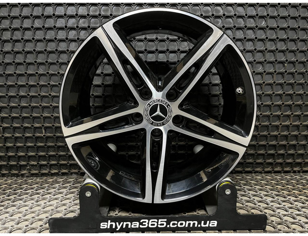 ДИСКИ БУ MERCEDES A1774010700 R18 7.5J PCD 5X112 ET49 DIA66.6 BKF