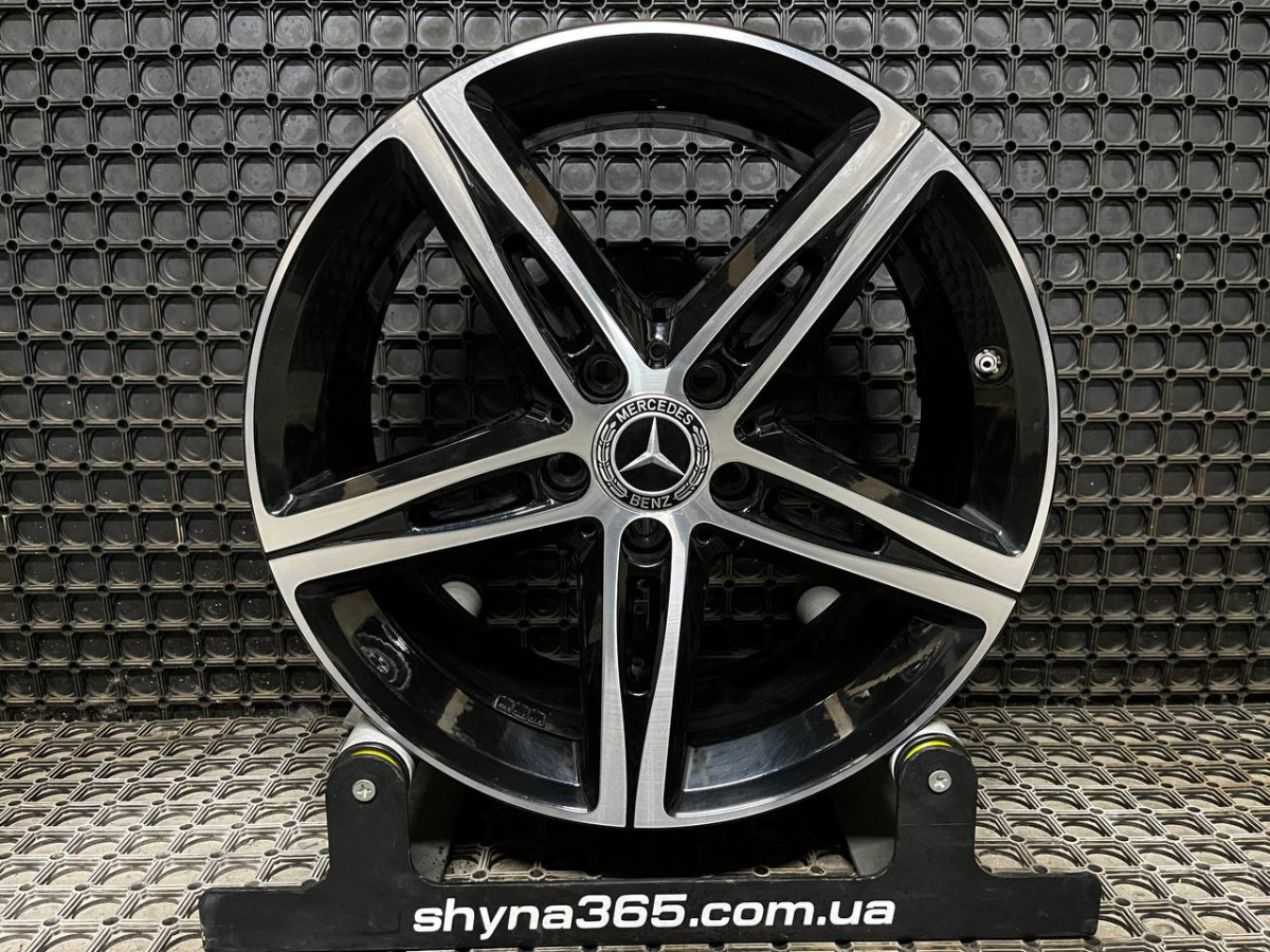 ДИСКИ БУ MERCEDES A1774010700 R18 7.5J PCD 5X112 ET49 DIA66.6 BKF