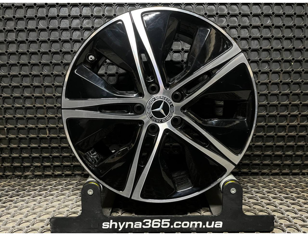 ДИСКИ БУ MERCEDES A1774010500 R18 7.5J PCD 5X112 ET49 DIA66.6 BKF