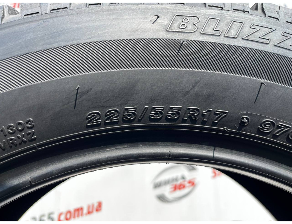 225/55 R17 BRIDGESTONE BLIZZAK VRX 8mm