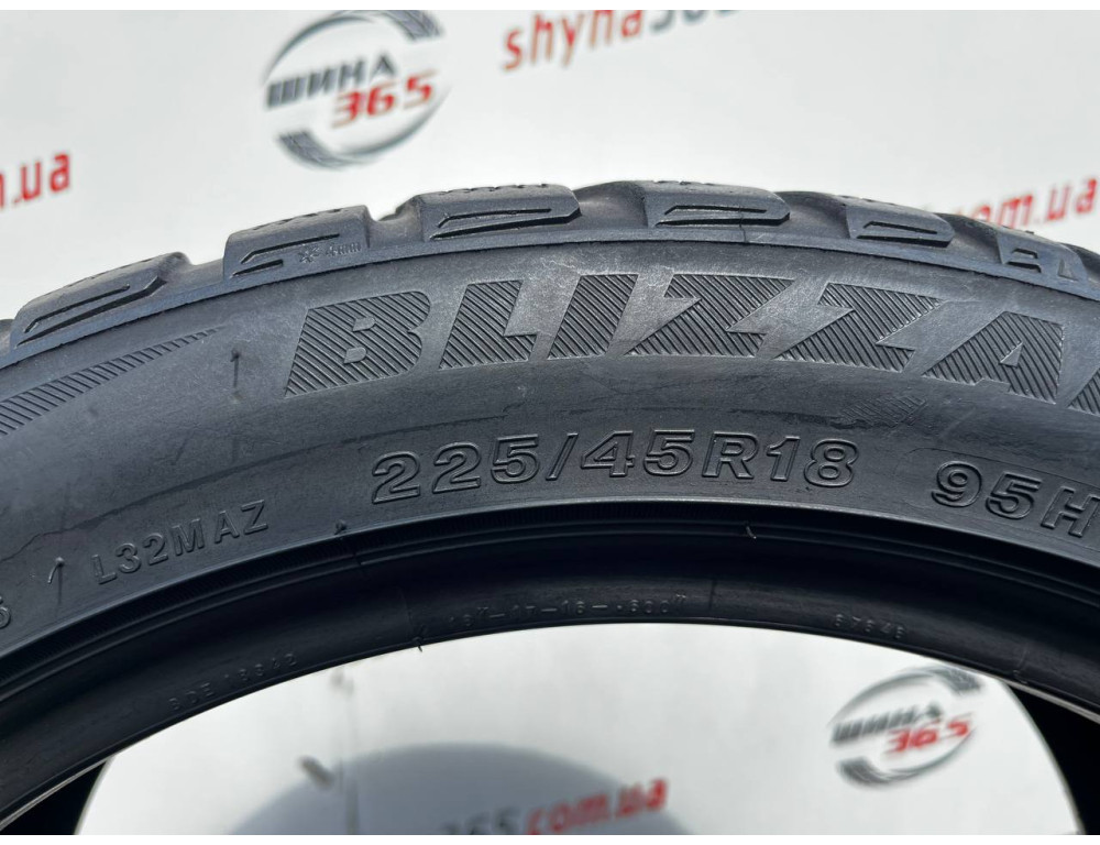 225/45 R18 BRIDGESTONE BLIZZAK LM-32 4mm