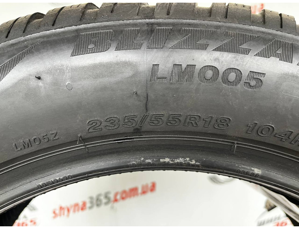 235/55 R18 BRIDGESTONE BLIZZAK LM005 4mm