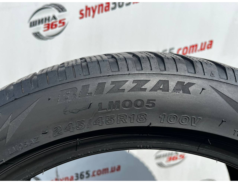 245/45 R18 BRIDGESTONE BLIZZAK LM005 4mm