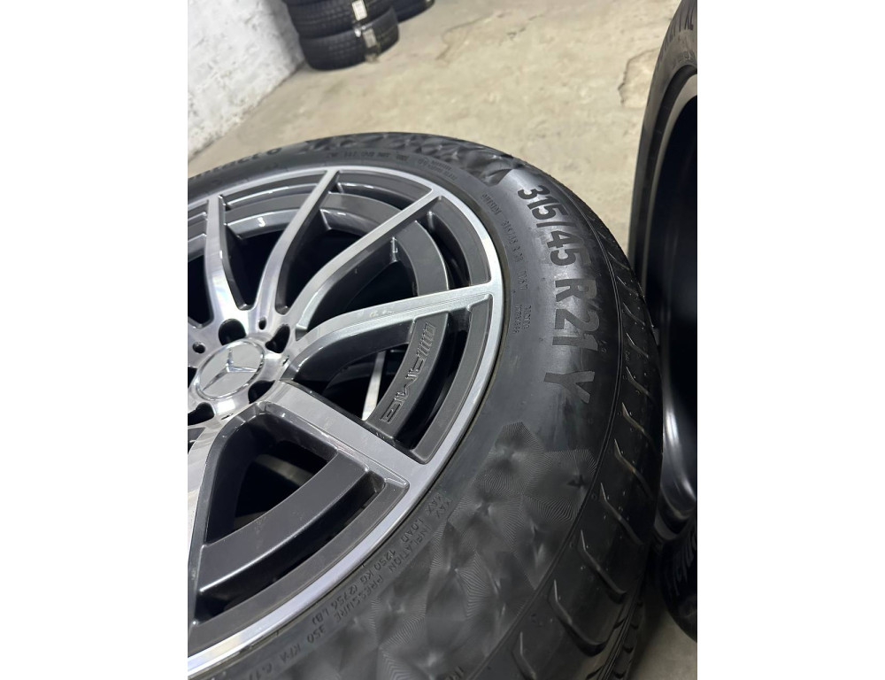 ДИСКИ БУ MERCEDES AMG A1674018100 R21 9J PCD 5X112 ET45 DIA66.6 GMF