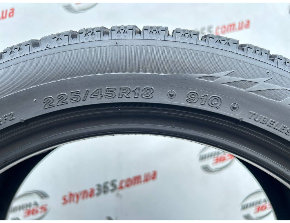225/45 R18 BRIDGESTONE BLIZZAK VRX2 8mm