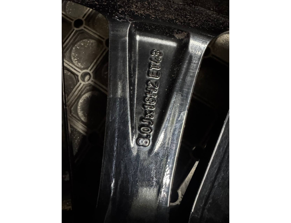 ДИСКИ БУ MERCEDES A2134011500 R18 8J PCD 5X112 ET43 DIA66.6 BKF