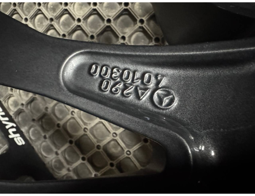 ДИСКИ БУ MERCEDES AMG A2904010300 R19 11J PCD 5X112 ET17 DIA66.6 BKF