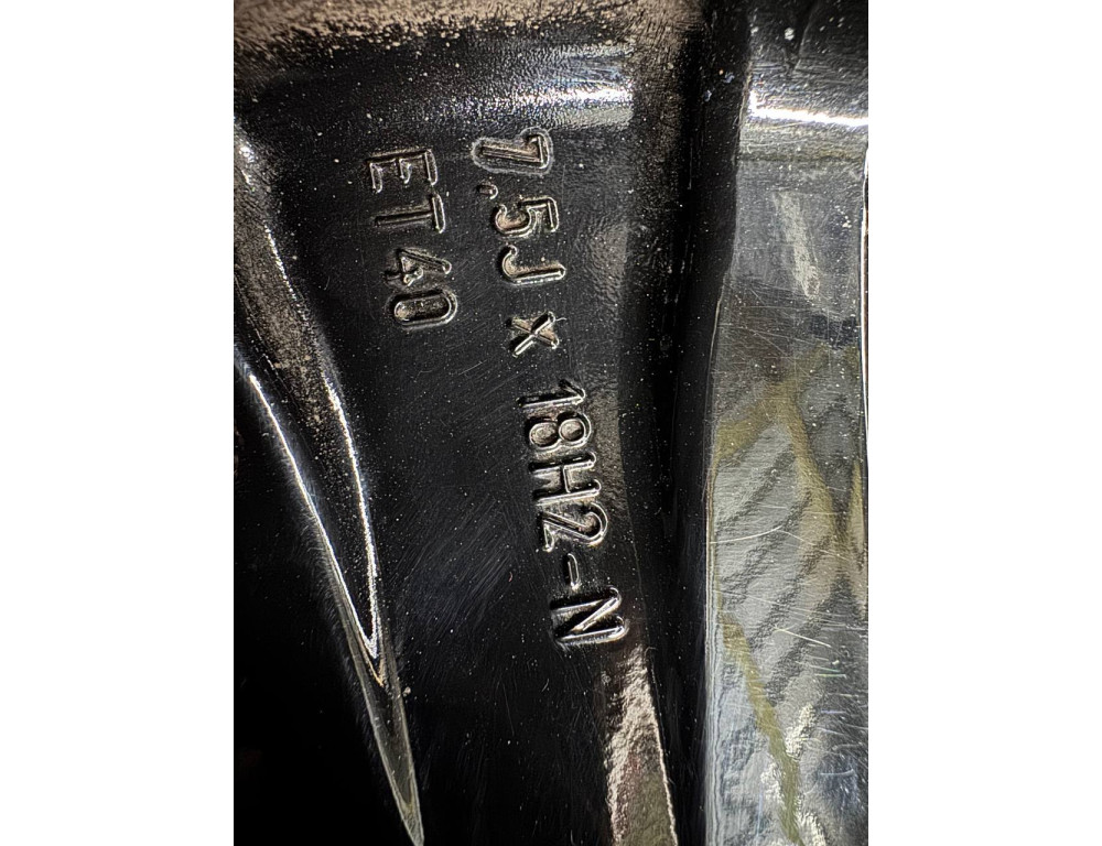 ДИСКИ БУ MERCEDES A2064014700 R18 7.5J PCD 5X112 ET40 DIA66.6 BKF