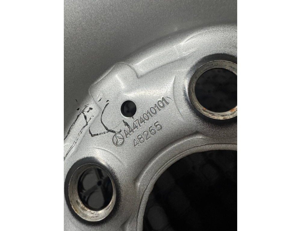 ДИСКИ СТАЛЕВІ БУ MERCEDES A4474010101 R16 6.5J PCD 5X112 ET52 DIA66.6 S