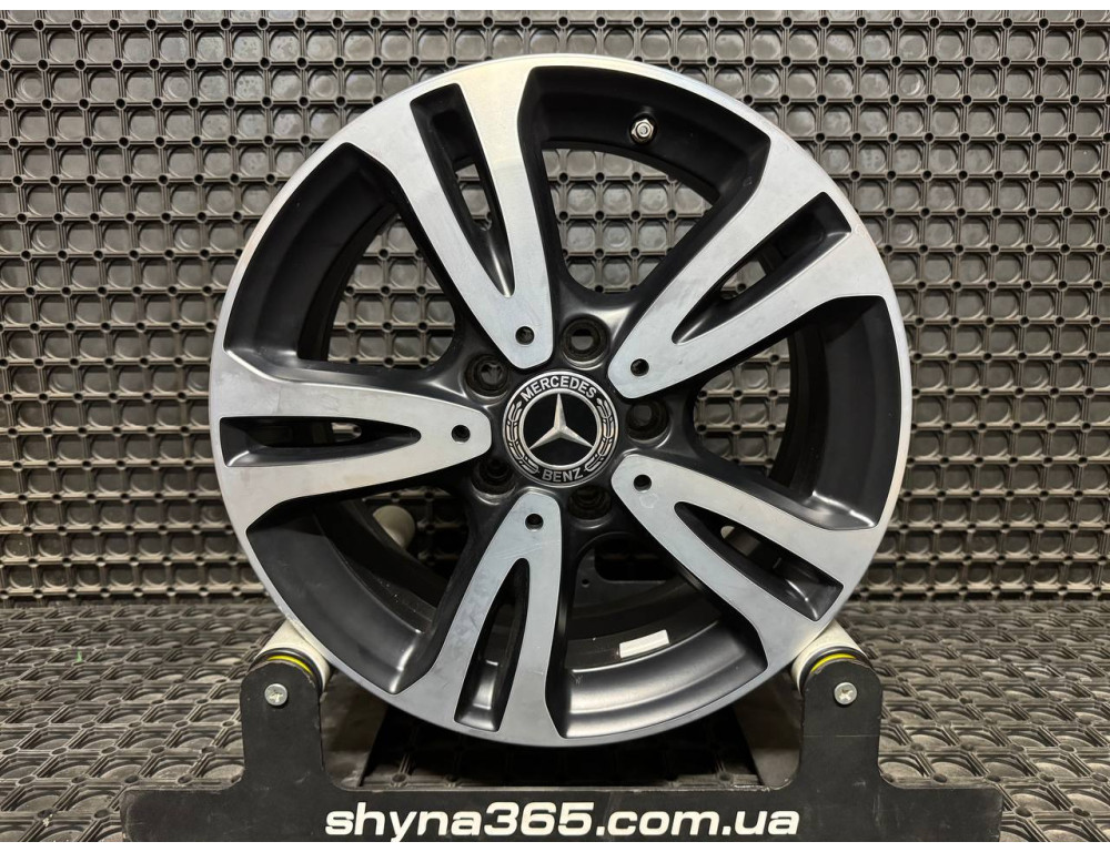 ДИСКИ БУ MERCEDES A2464010000 R16 6.5J PCD 5X112 ET49 DIA66.6 BKF