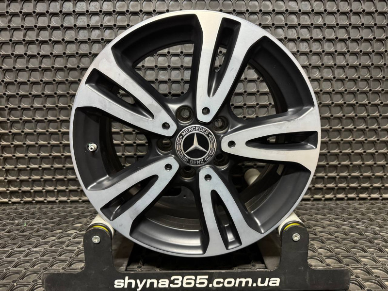 ДИСКИ БУ MERCEDES A2464010000 R16 6.5J PCD 5X112 ET49 DIA66.6 BKF