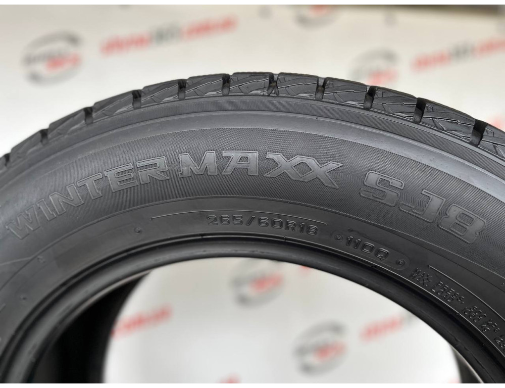 265/60 R18 DUNLOP WINTER MAXX SJ8 8mm