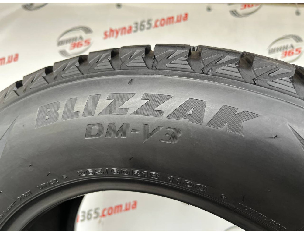 265/60 R18 BRIDGESTONE BLIZZAK DM-V3 7mm