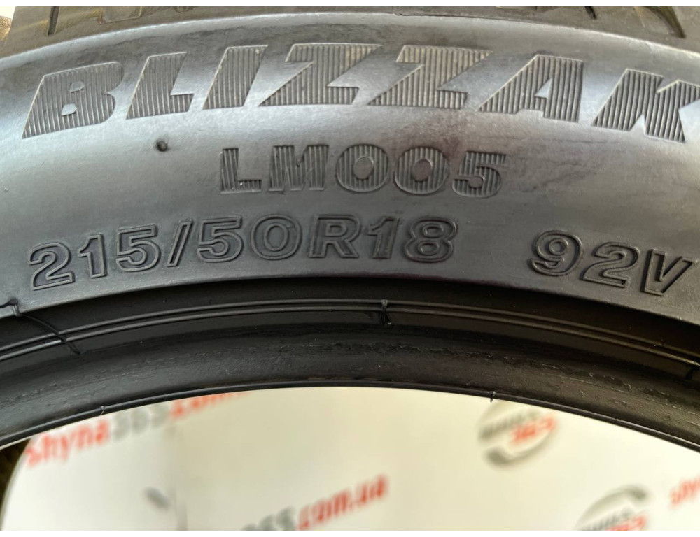 215/50 R18 BRIDGESTONE BLIZZAK LM005 5mm