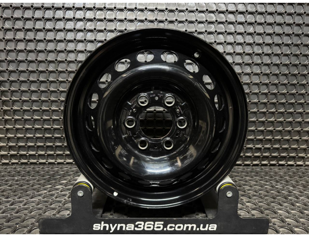 ДИСКИ СТАЛЕВІ БУ MERCEDES A9104011300 R16 6.5J PCD 6X130 ET62 DIA84.1 BK